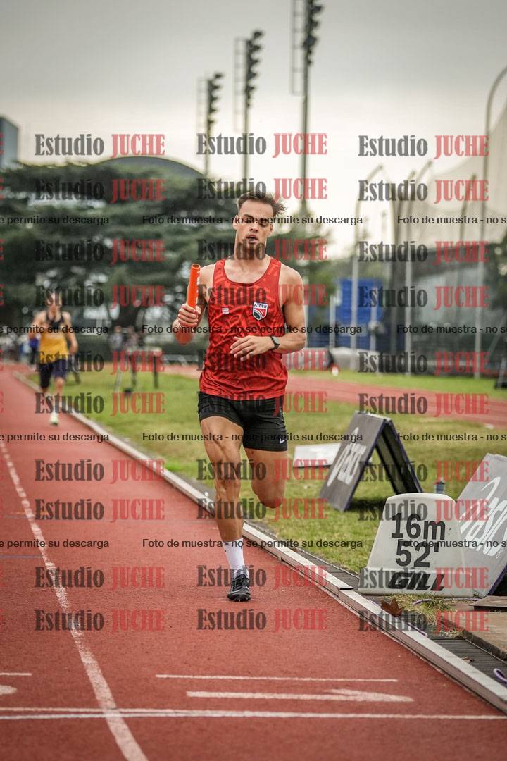 Fotos de las postas 4x400 m llanos de varones