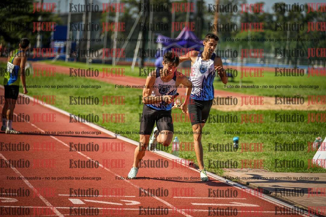 Fotos de las postas 4x400 m llanos de varones