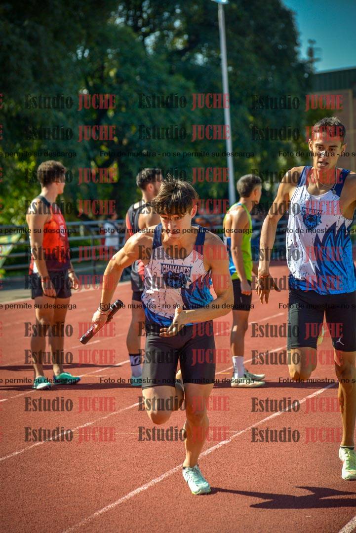 Fotos de las postas 4x400 m llanos de varones
