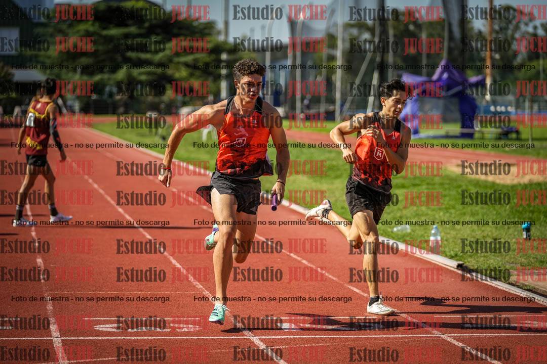 Fotos de las postas 4x400 m llanos de varones